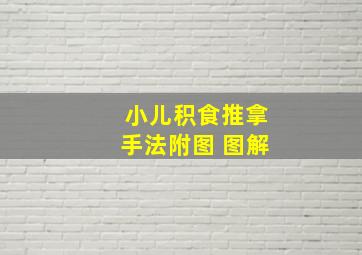 小儿积食推拿手法附图 图解